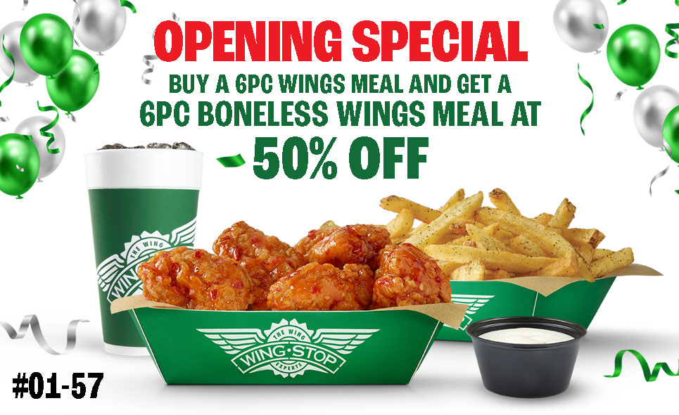 [Wingstop] Opening Promotion